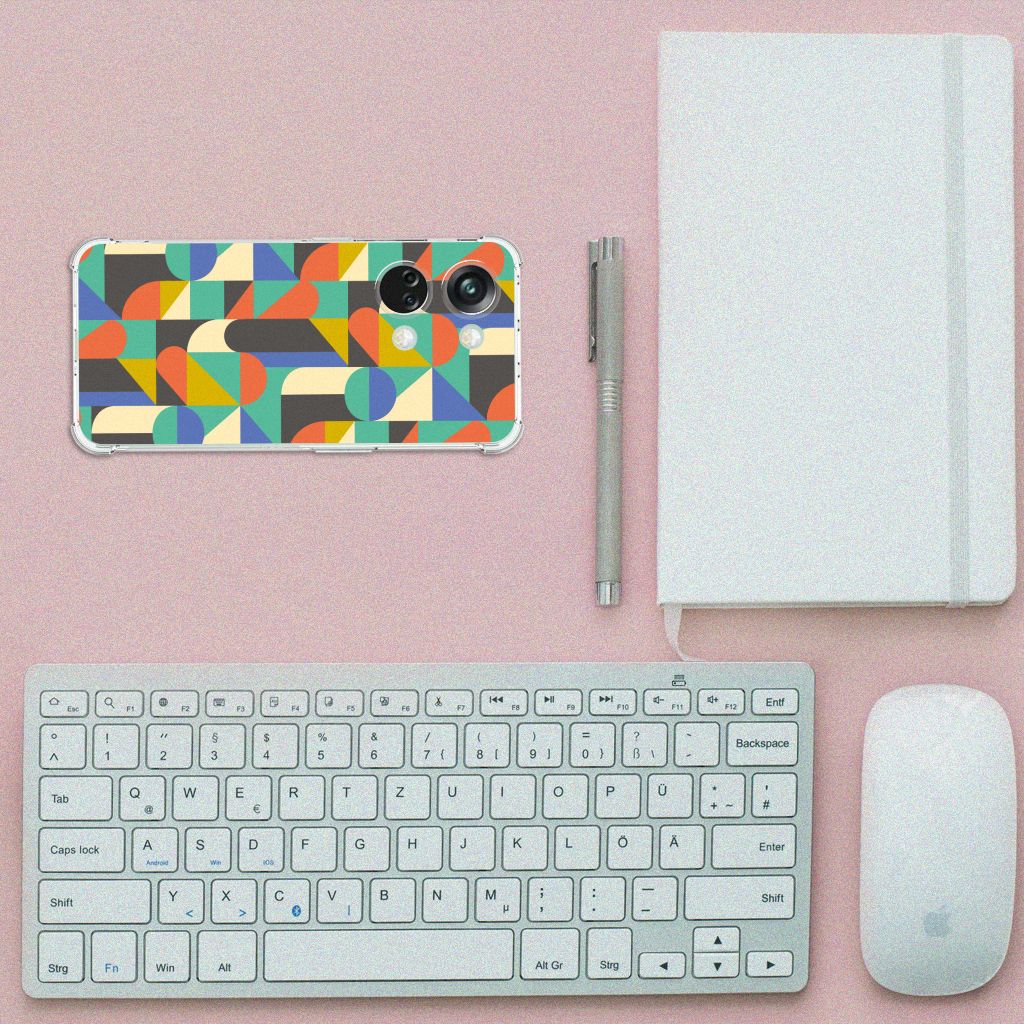 OnePlus Nord 3 Doorzichtige Silicone Hoesje Funky Retro