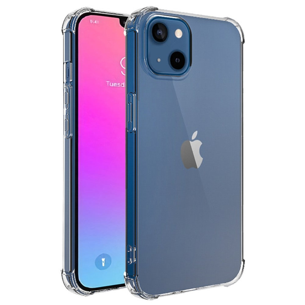 Anti-shock Back Cover voor de iPhone 15 Transparant