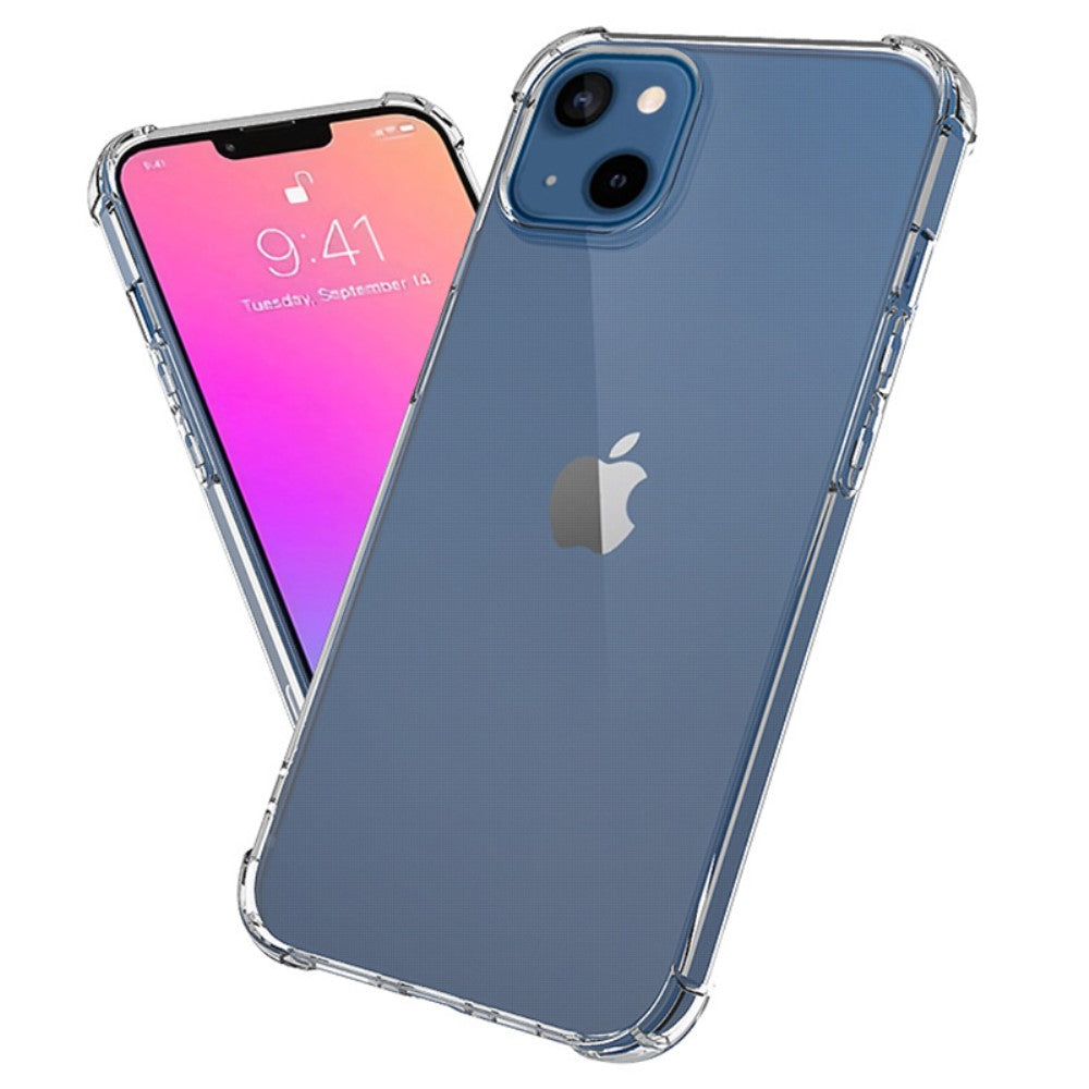 Anti-shock Back Cover voor de iPhone 15 Transparant