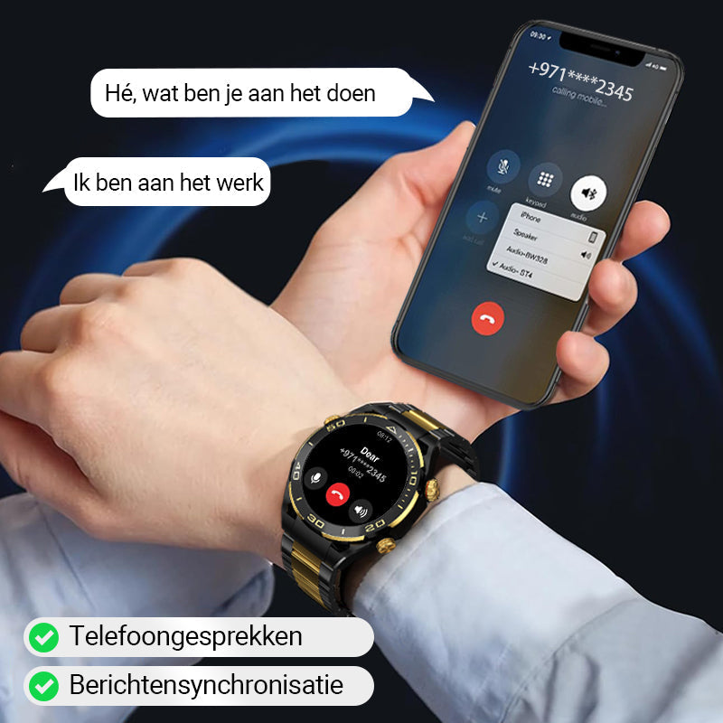 PulseX Pro – De Slimme Mannenhorloge die Alles Kan