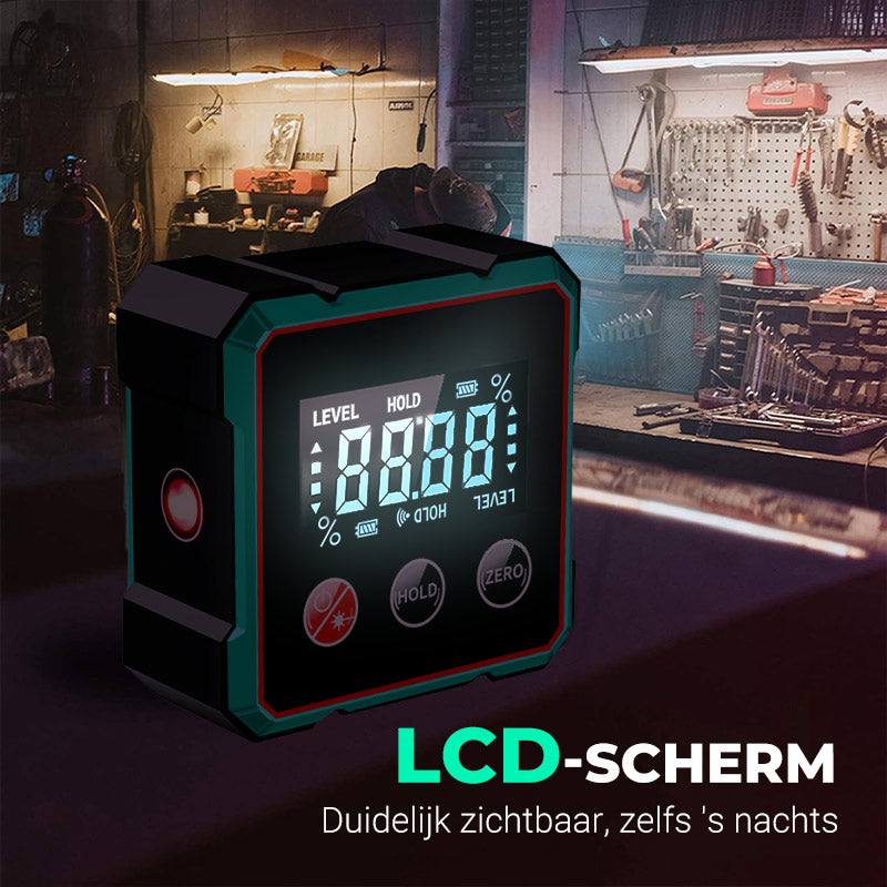 Magnetische Digitale Hoekzoeker met Elektronische Laser
