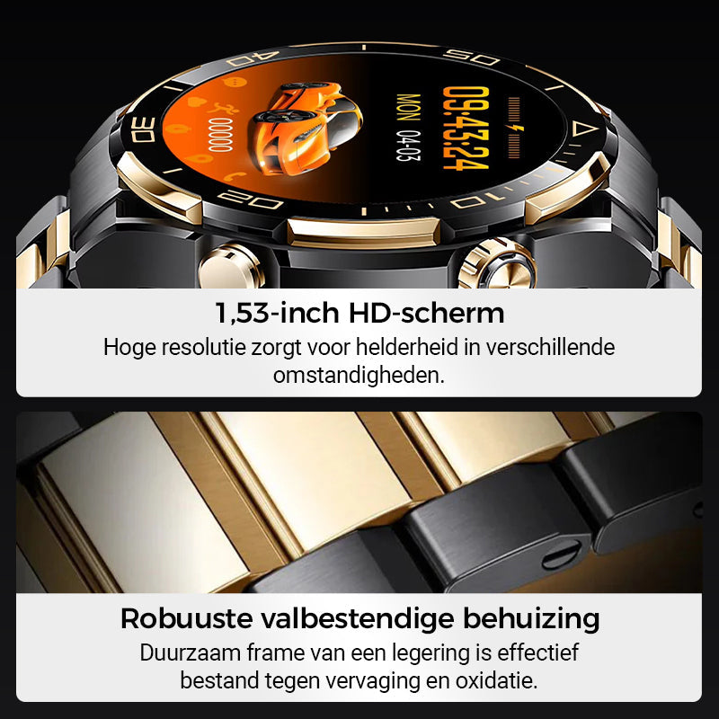 PulseX Pro – De Slimme Mannenhorloge die Alles Kan