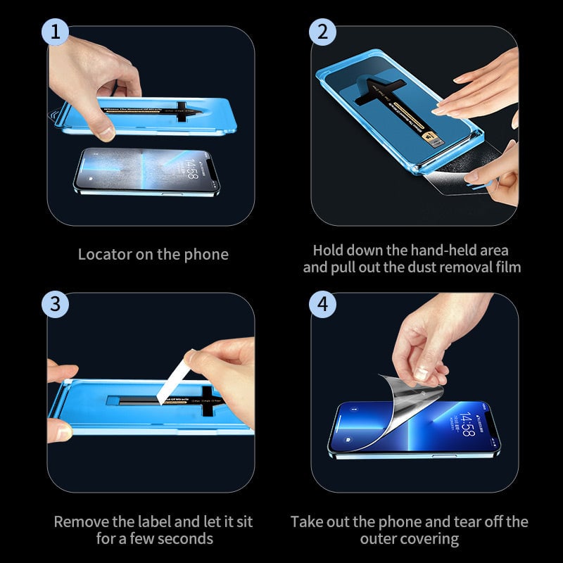 Invisible Artifact Screen Protector -Stofvrij zonder bubbels