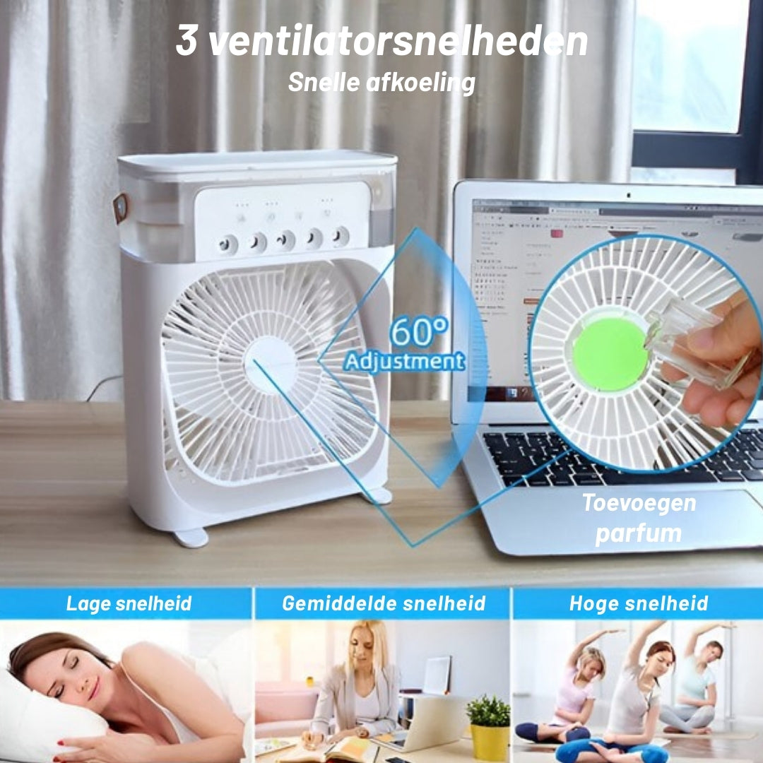 CoolMate 5-in-1 – Jouw Persoonlijke Klimaat, Altijd & Overal