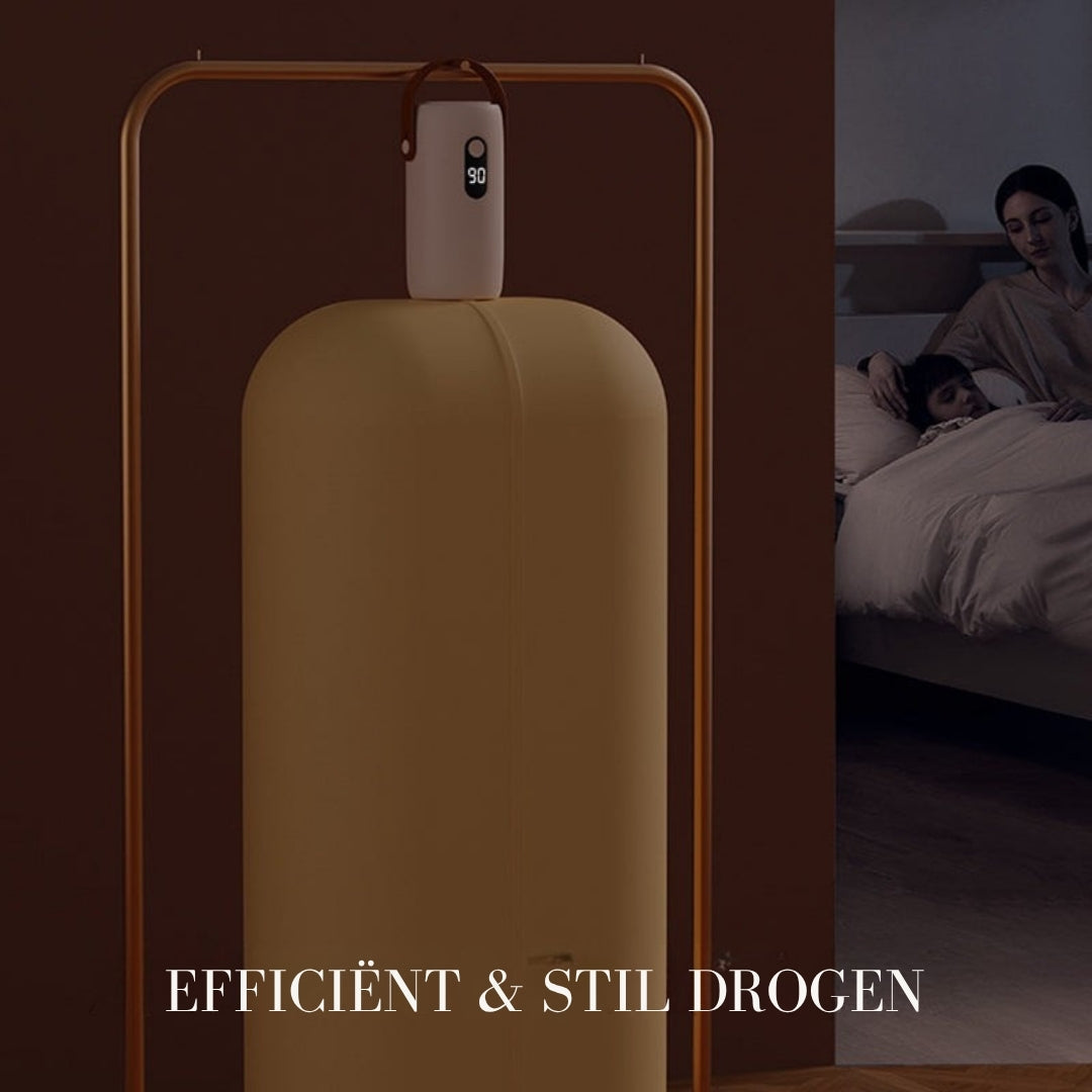 DryFold – De draagbare kledingdroger die alles verandert