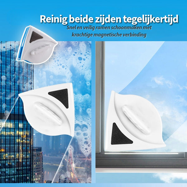 Glashelder – Magnetische raamwisser voor veilig en snel schoonmaken