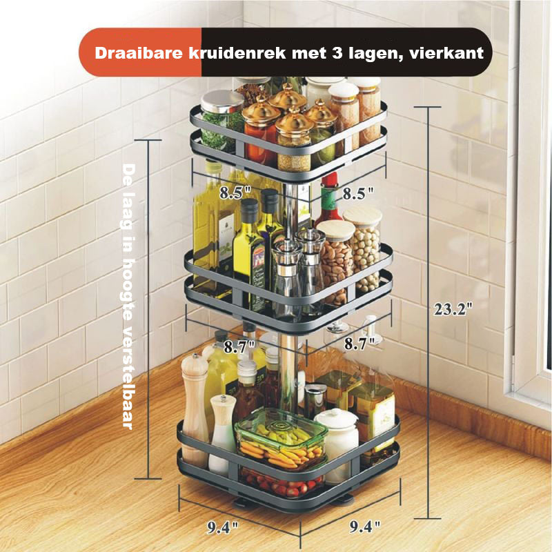 360° Draaibare Opbergplank