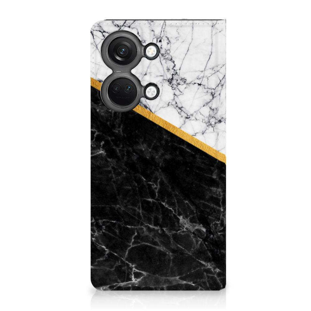 OnePlus Nord 3 Standcase Marmer Wit Zwart -