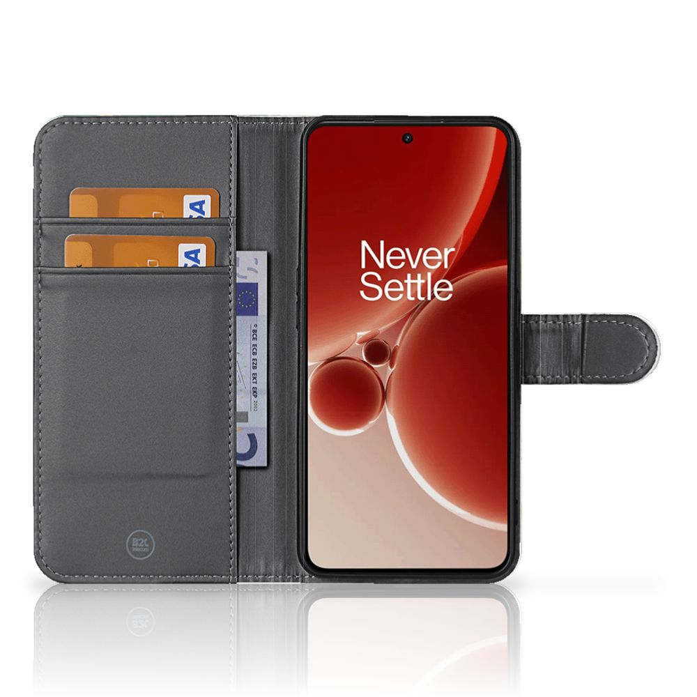 Bookcase voor OnePlus Nord 3 Marmer Groen