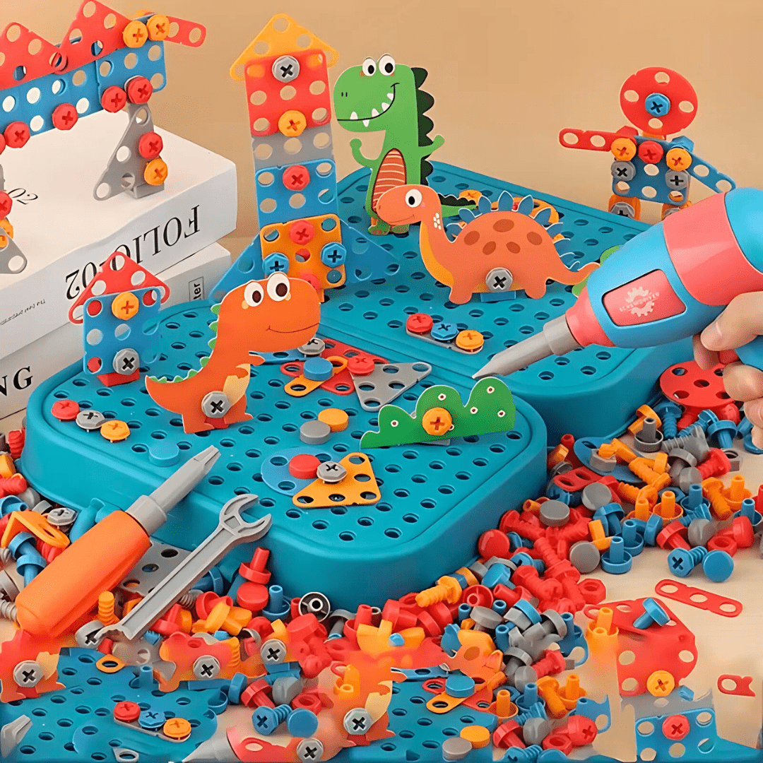 MiniMaker Gereedschapsset – Bouwplezier voor Slimme Handjes