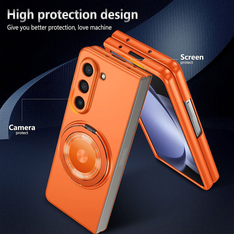 360° Draaibare Standaard Magnetische Telefoonhoes Voor Samsung Z Fold & Flip 5/4/3