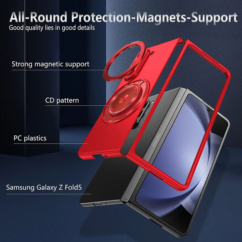 360° Draaibare Standaard Magnetische Telefoonhoes Voor Samsung Z Fold & Flip 5/4/3