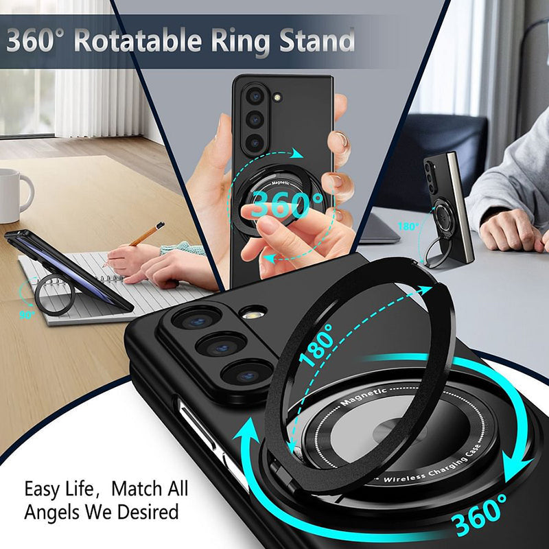 360° Draaibare Standaard Magnetische Telefoonhoes Voor Samsung Z Fold & Flip 5/4/3