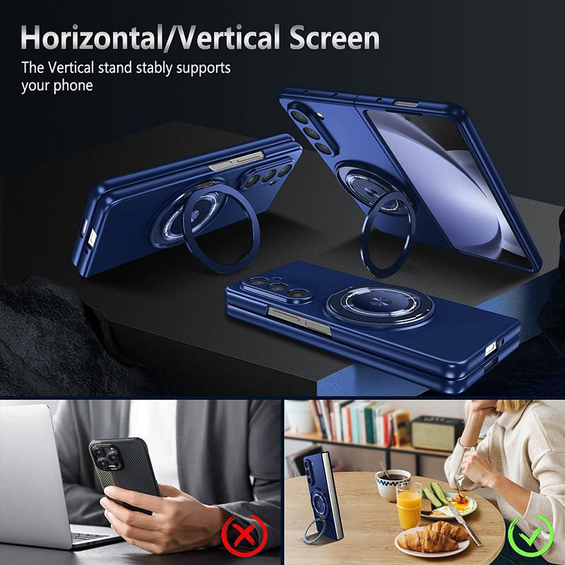 360° Draaibare Standaard Magnetische Telefoonhoes Voor Samsung Z Fold & Flip 5/4/3