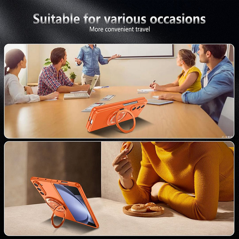 360° Draaibare Standaard Magnetische Telefoonhoes Voor Samsung Z Fold & Flip 5/4/3