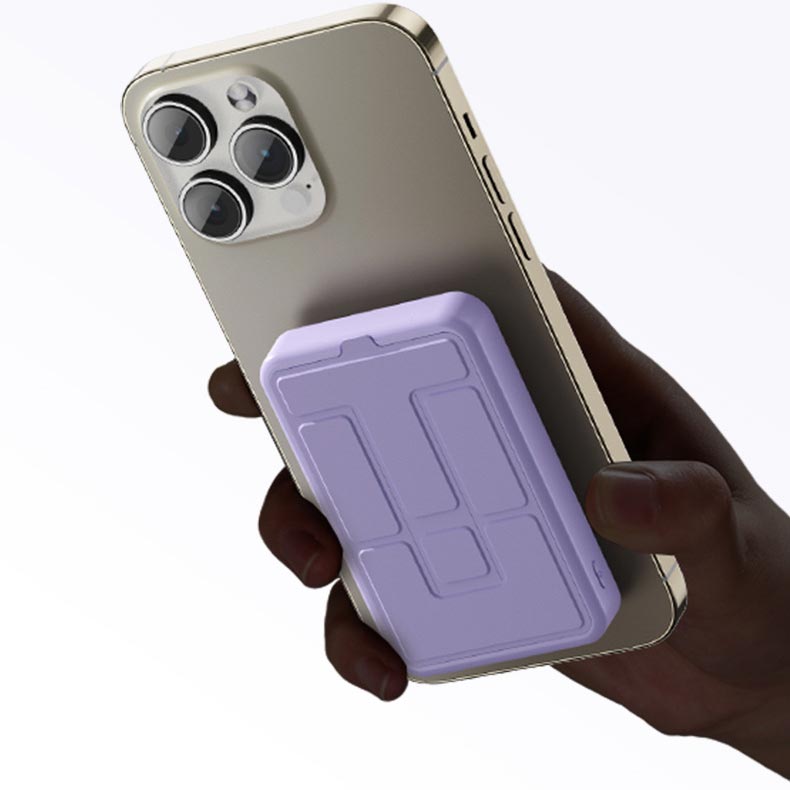 22,5 W 10000 mAh Magnetisch draadloos mobiel opladen met standaard