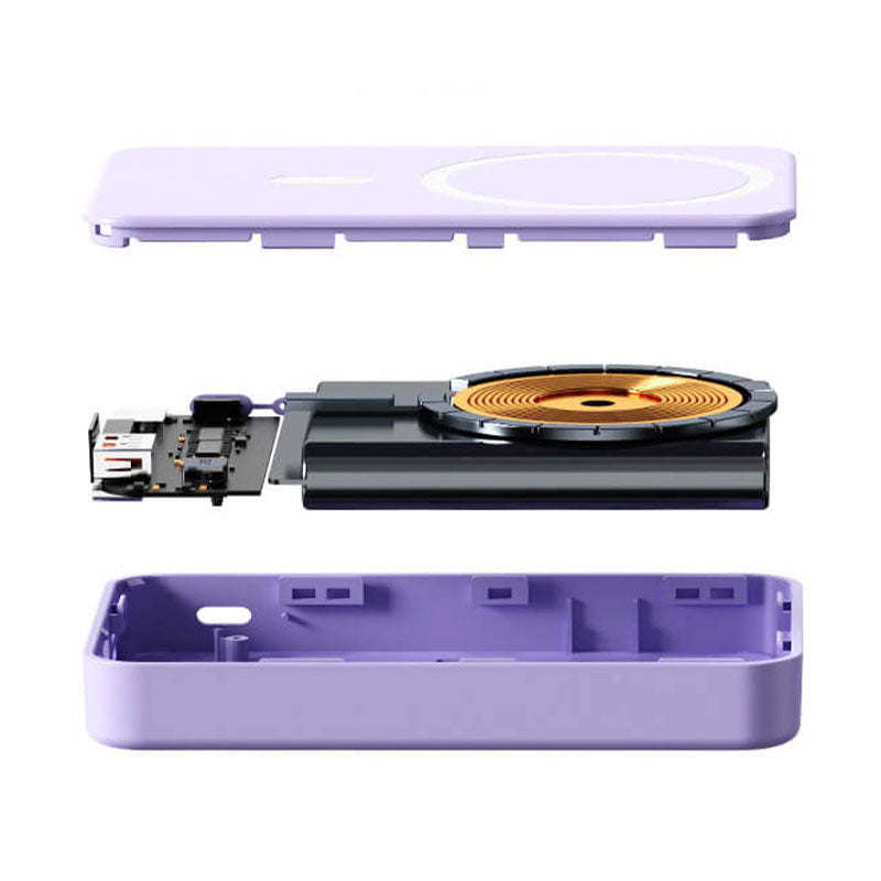 22,5 W 10000 mAh Magnetisch draadloos mobiel opladen met standaard