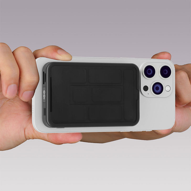 22,5 W 10000 mAh Magnetisch draadloos mobiel opladen met standaard