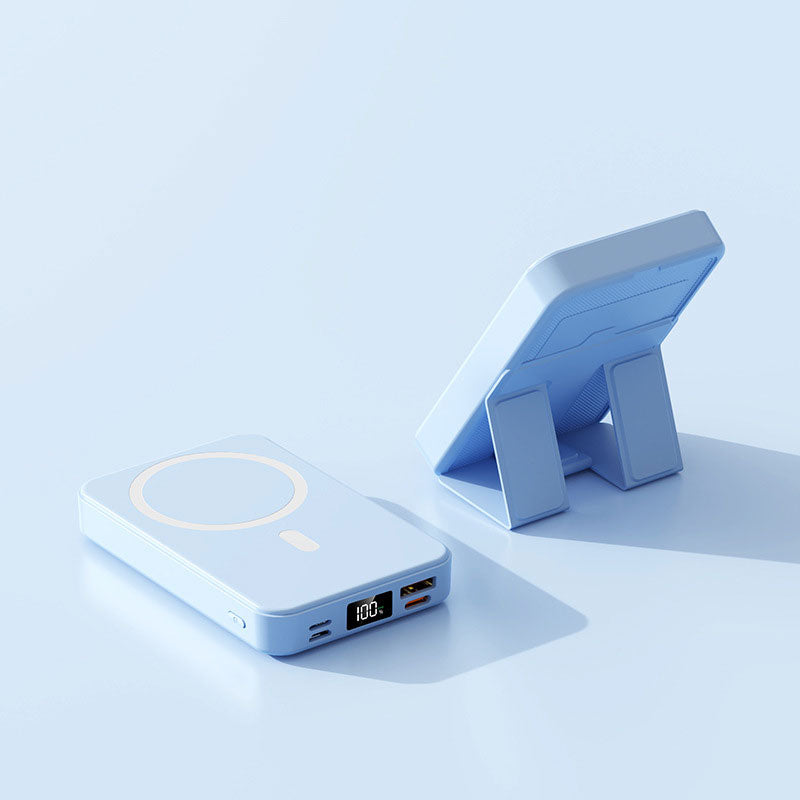 22,5 W 10000 mAh Magnetisch draadloos mobiel opladen met standaard