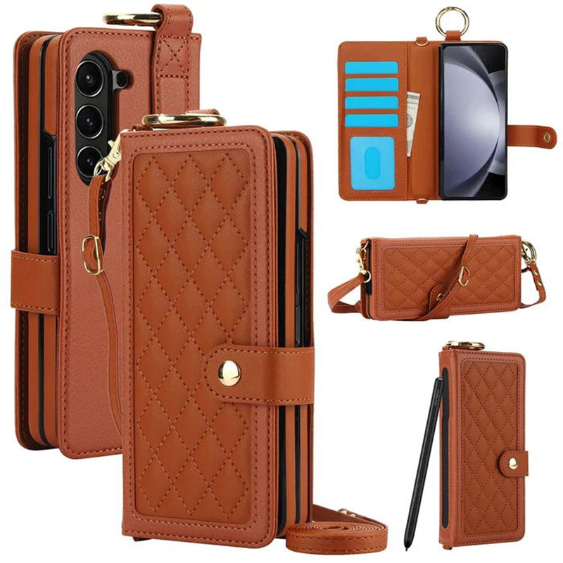 Multifunctionele Flip Folio Polsband Telefoonhoesje