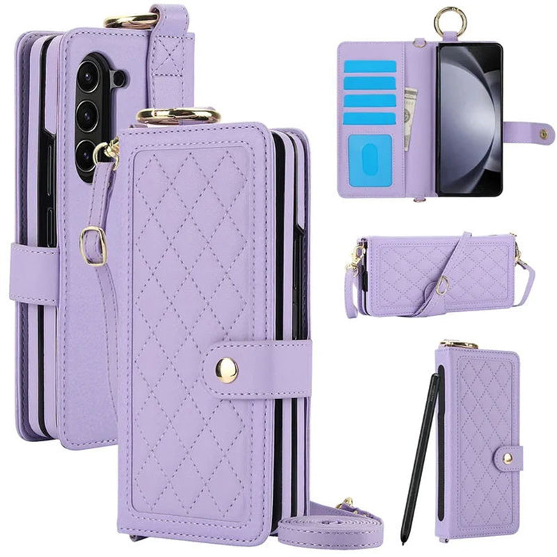 Multifunctionele Flip Folio Polsband Telefoonhoesje