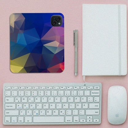 iPhone 15 Stand Case Polygon Dark