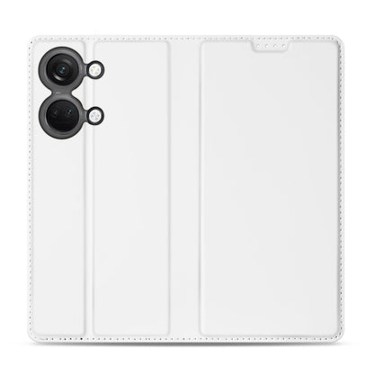 Stand Case Hoesje voor de OnePlus Nord 3 Wit met Pashouder