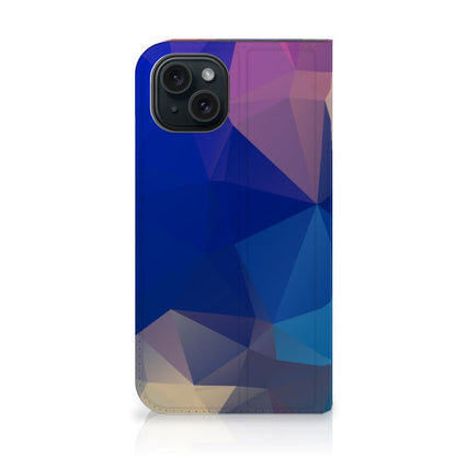 iPhone 15 Stand Case Polygon Dark
