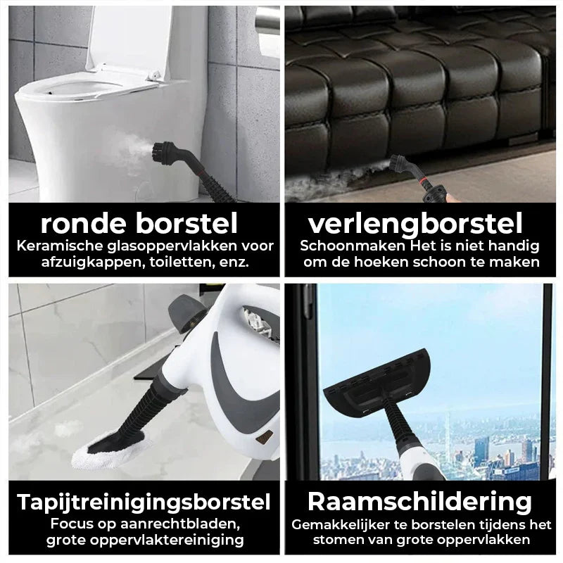 StoomBuddy – Krachtige Reiniging, 100% Zonder Chemie