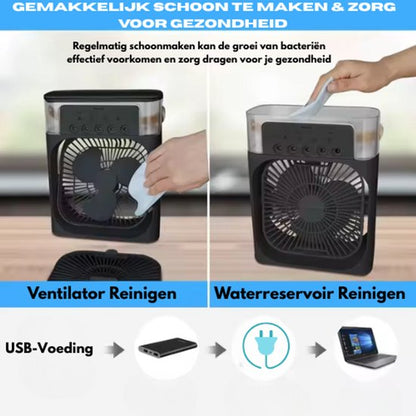 CoolMate 5-in-1 – Jouw Persoonlijke Klimaat, Altijd & Overal