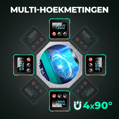 Magnetische Digitale Hoekzoeker met Elektronische Laser
