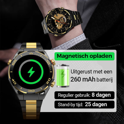 PulseX Pro – De Slimme Mannenhorloge die Alles Kan