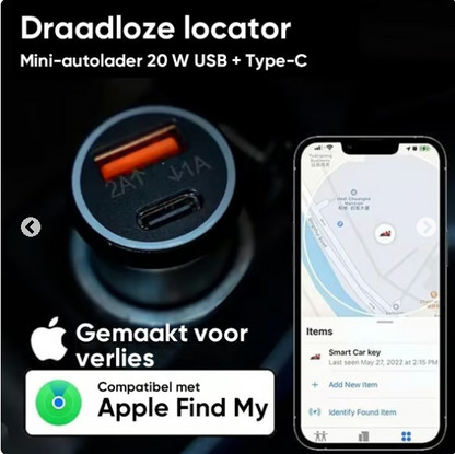 SafeCharge GPS – Slimme Oplader met Verborgen GPS-beveiliging
