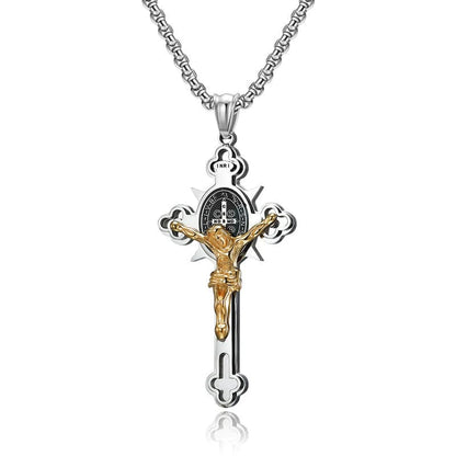 Benedictus beschermingskruis krachtig hangerketting