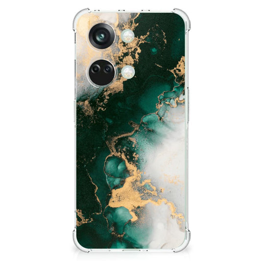 Anti-Shock Hoesje voor OnePlus Nord 3 Marmer Groen