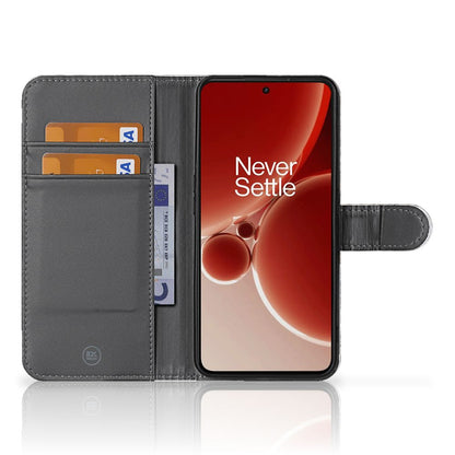 OnePlus Nord 3 Telefoonhoesje met Pasjes Krokodillenprint