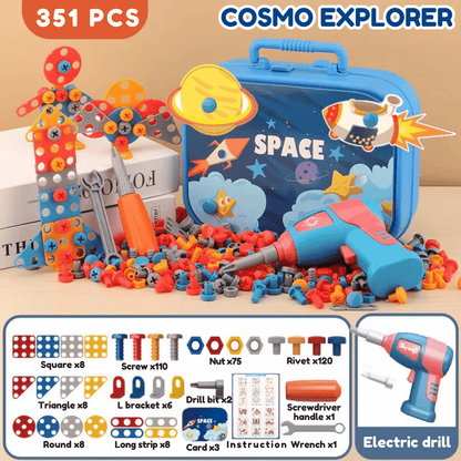 MiniMaker Gereedschapsset – Bouwplezier voor Slimme Handjes