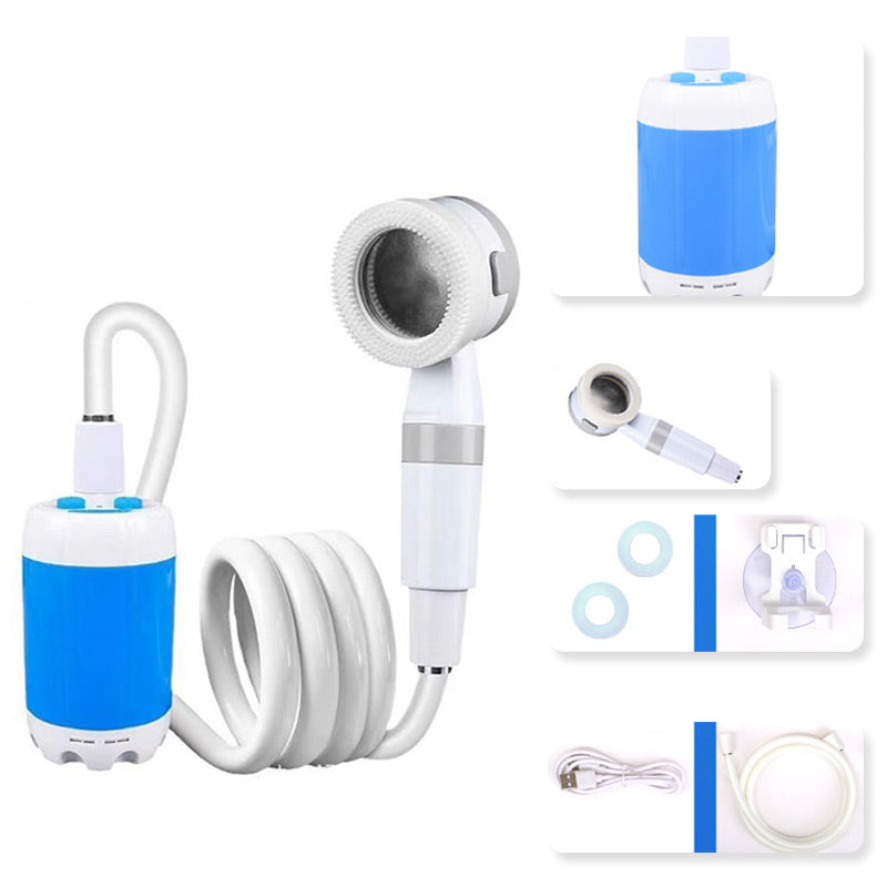 🔥Hot Sale 49% KORTING💦Draagbare douche voor kamperen met waterpomp🚀GRATIS VERZENDING
