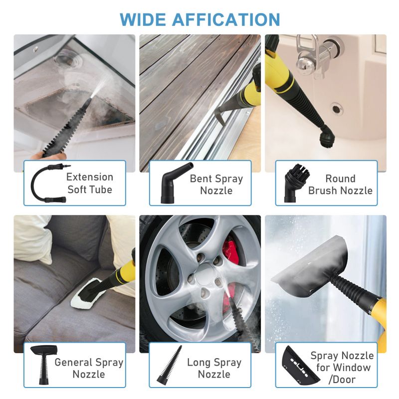 Multi-purpose Steam Cleaner Set